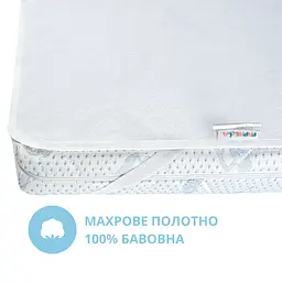 Наматрацник водонепроникний Papaella дитячий з резинками 60х120х15 см (8000035491) - мініатюра 7