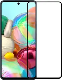 Захисне скло Optima 3D Samsung Galaxy A71 2020 A715 black - мініатюра 2