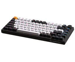 Механічна ігрова клавіатура GamePro MK-160 Red Switch Hot-Swap RGB Black-White - мініатюра 3