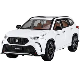 Колекційна металева модель автомобіля АвтоЕксперт Toyota Crown Kluger з інерцією, світлом та звуком 1:24