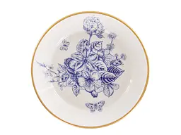 Салатник Alba ceramics Butterfly 10 см білий з синім (769-002) - мініатюра 2