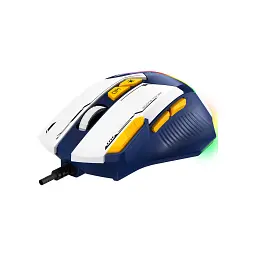 Мишка GamePro GM300BL USB Blue/White (GM300BL) - мініатюра 3
