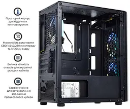 Корпус QUBE BLOCK Black (BLOCK_F5MU3) Без БП - мініатюра 5