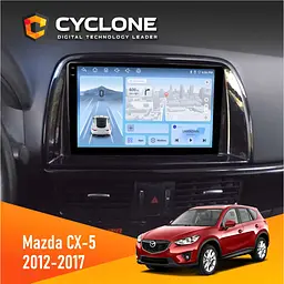 Штатна магнітола Mazda CX-5 2012-2017 Cyclone C9-012 4x64, DSP, 4G Cyclone (НФ-00007939)