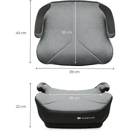 Автокрісло-бустер Kinderkraft i-Boost 2 Grey (KCIBOO02GRY0000) - мініатюра 3