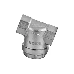 Фільтр грубої очистки Koer Kr.F03-1.N - 1" універсальний нікельований KR5473