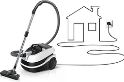 Пилосос миючий Bosch BWD421PRO 10 насадок з аквафільтром - мініатюра 3
