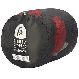 Спальник Sierra Designs Synthesis 20 Long 198 Чорний-Червоний - мініатюра 6