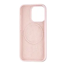 Чохол Silicone Case Full Cover with MagSafe iPhone 15 Pro Pink Sand - мініатюра 2