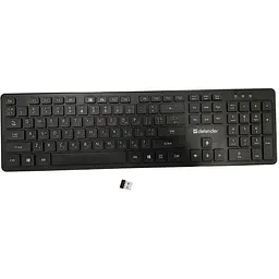 Клавіатура Defender Comfort MT Wireless UA Black (450950) - мініатюра 2