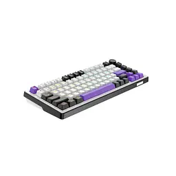 Клавіатура Hator Hellyberry HK75 Mechanical Linear RGB Wireless/Bluetooth/USB UA White/Violet (HK75_wireless) - мініатюра 5