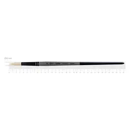 Пензель синтетика кругла Terra 1608R №12 довга ручка ROSA (4823098533641)