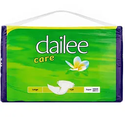 Підгузки для дорослих Dailee Саге Super Large, дихаючі, 30 шт. (1840)