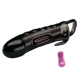 Насадка на пеніс із вібрацією Pretty Love Sloane Vibrating Penis Sleeve - мініатюра 5