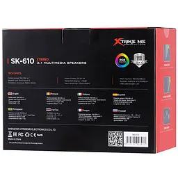 Акустична система 2.1 Xtrike Me SK-610 11 Вт LED USB - мініатюра 5