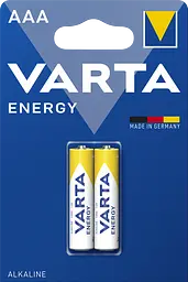 Батарейка Varta Energy AAA Bli 2, 2 шт. (4103229412)