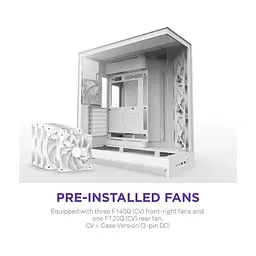 Корпус для ПК NZXT H9 Flow Dual-Chamber All White (CM-H92FW-01) - мініатюра 3