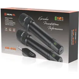 Мікрофон REAL-EL KM-850 Black (EL121900002) - мініатюра 11