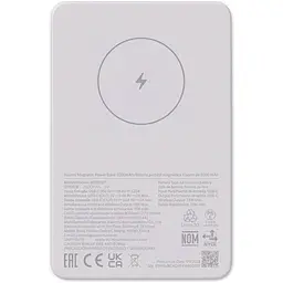 Зовнішній акумулятор Xiaomi Magnetic 5000mAh 18W White BHR9303GL [130236]