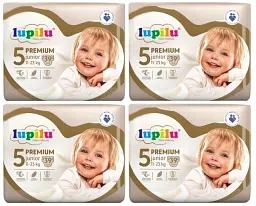 Підгузники Lupilu Premium Junior Розмір 5, Вага 11-23 кг, 156 шт