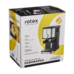 Ріжкова кавоварка еспресо Rotex RCM650-S - мініатюра 7