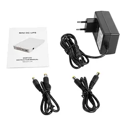 Джерело безперебійного живлення Mini UPS WGP UPS103C 20000mAh 5V/12V/12V, Li-ion 4*5Ah, для роутера та оптичного терміналу (42-00253) - мініатюра 8
