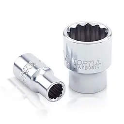 Торцева головка TOPTUL 1/4" 4, 5 мм 12-гранна BAEB084E