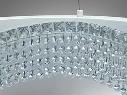 Елегантна підвісна LED люстра Diasha P7027/D500WH біла 58W до 20 м2 - мініатюра 5