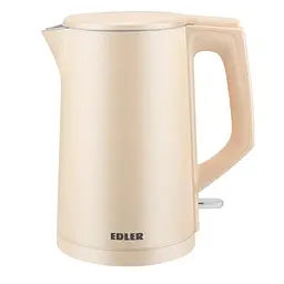 Електрочайник EK6485SL, Soft Biege, 1500W, 1.8 л Edler teh0028647