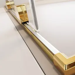 Душові двері Radaway Furo Gold KDJ 62,2x200 прозоре скло, золото (10104622-09-01L) - мініатюра 6