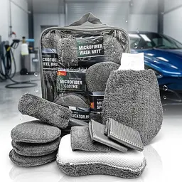 Набір для миття авто GREY LUXURY набір для догляду за автомобілем 10 предметів