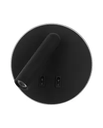 Бра, настінний світильник Italux WL-53742-1-BK Furla LED 2x8W 3000K 516Lm IP20 чорний - мініатюра 2
