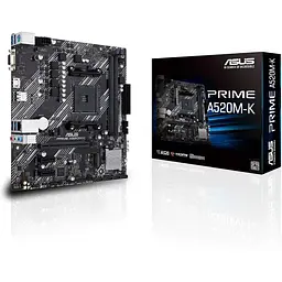 Материнська плата Asus Prime A520M-K sAM4 A520 2xDDR4 HDMI D-Sub mATX - мініатюра 3