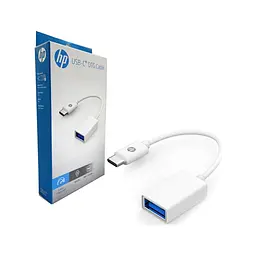 Перехідник USB3.1 Type-C to USB (OTG) 0.15m white HP (DHC-TC105) - мініатюра 3