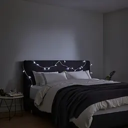 Новорічна кімнатна гірлянда нитка GarlandoPro 6 м 50 LED білий дріт Білий W50LED6MWW - мініатюра 3