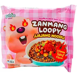 Локшина швидкого приготування Paldo Spicy Zanmang Loopy 110 г