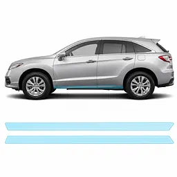 Антигравійна захисна бронеплівка за лекалами для Acura RDX TX2/CDU facelift 2016-2018 - нижня зона кузова пороги