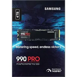 Накопичувач SSD M.2 2280 4TB 990 PRO Samsung (MZ-V9P4T0BW) - мініатюра 5