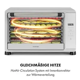 Дегідратор-сушарка для овочів фруктів Klarstein Mega Jerky 650 Вт 35-80°C (10035927) - мініатюра 7