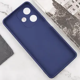 Силіконовий чохол Candy Full Camera для Infinix Hot 30 Синій / Dark Blue - мініатюра 3