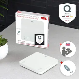 Ваги кухонні ADE KE 2100 з функцією таймера та USB-зарядкою (KE2100) - мініатюра 9