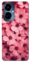 Чохол Demsky Pink flowers для TECNO Camon 19 (CI6n) / 19 Pro (CI8n)