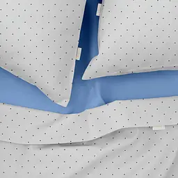 Комплект постільної білизни Cosas полуторний MINI DOTS CS6 160 x 220 см (DotsGreyGrey_61Wave_160) - мініатюра 3