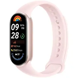 Фітнес-браслет Xiaomi Smart Band 9 Mystic Rose + металевий ремінець Type C Black - мініатюра 2