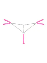 Трусики Obsessive Lolitte Chainty S/M рожевий - мініатюра 8