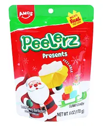 Желейні цукерки 4D Amos Peelerz Presents Christmas Gummy Sweets 170г