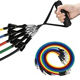 Набір еспандерів для фітнесу OstroVit Resistance Bands Set Expander 5 шт. - мініатюра 3