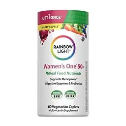Вітамінно-мінеральний комплекс Rainbow Light Мультивітаміни для жінок 50+, Women's One 50+, High Potency, 60 таблеві (RLT-20422) - мініатюра 7