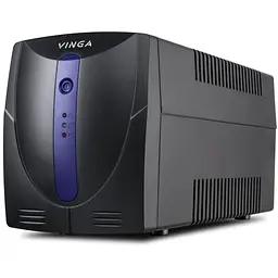 Пристрій безперебійного живлення Vinga LED 1200VA plastic case with USB (VPE-1200PU) 