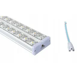 Світильник стельовий LED TUBE T10, 96 діодів, білий, з кріпленням